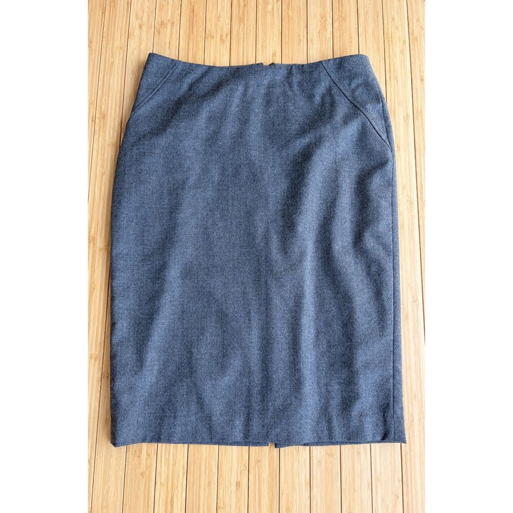 Talbots Italian Flannel Pencil Skirt â Women's Size 10 â Gray